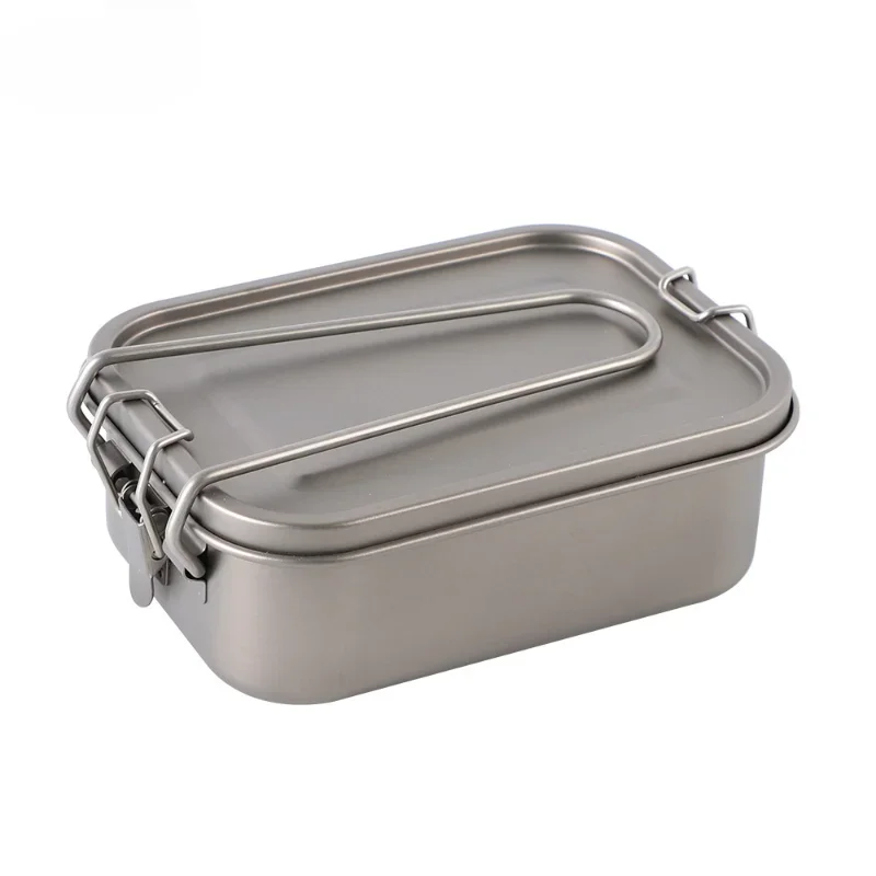 800ml/1200ml Titanium Alloy Portable Bento Dinner Box portable food container,portable lunch box