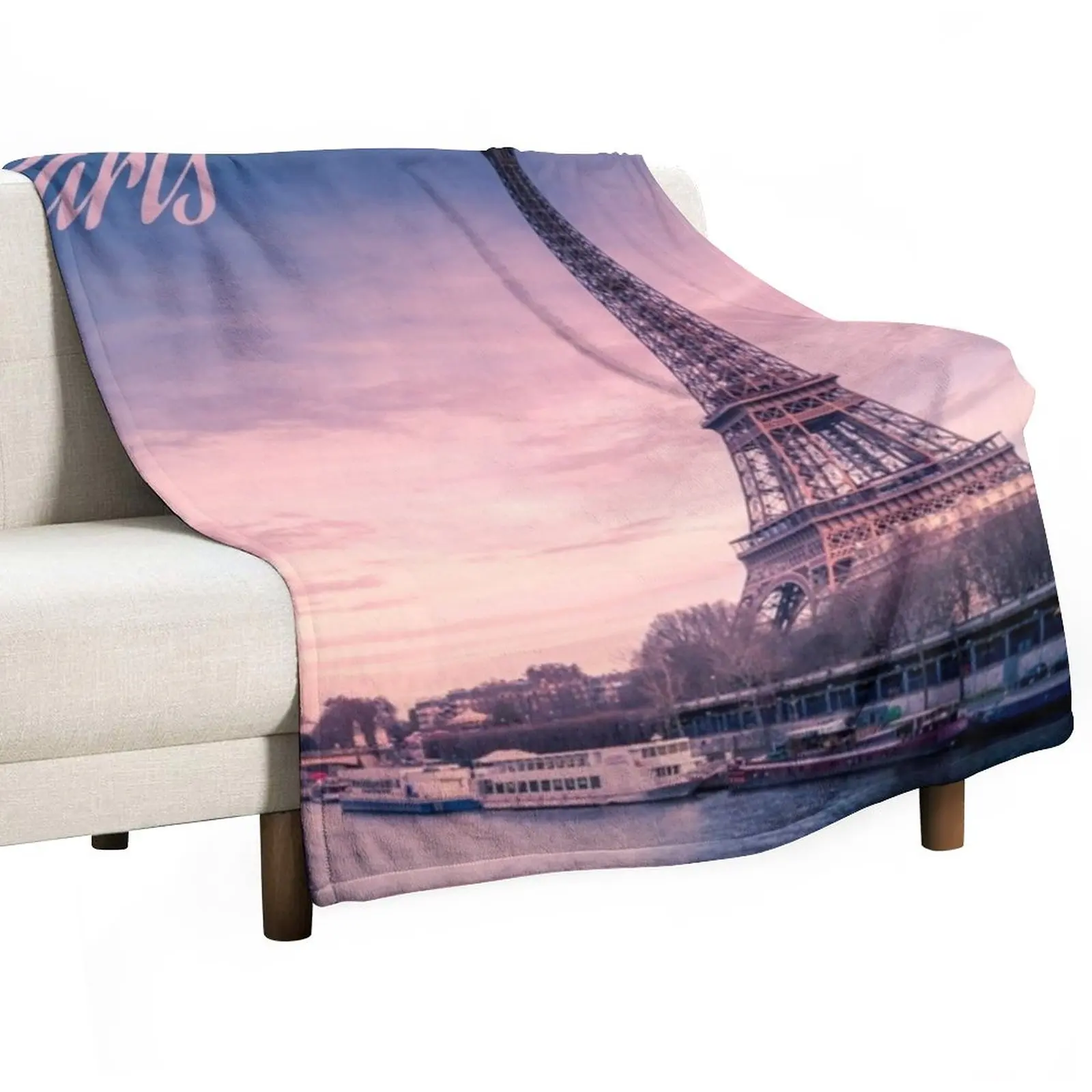 

Paris France eiffel tower Throw Blanket Blanket Sofa Camping Blanket Fluffy Blankets Large Large Blanket