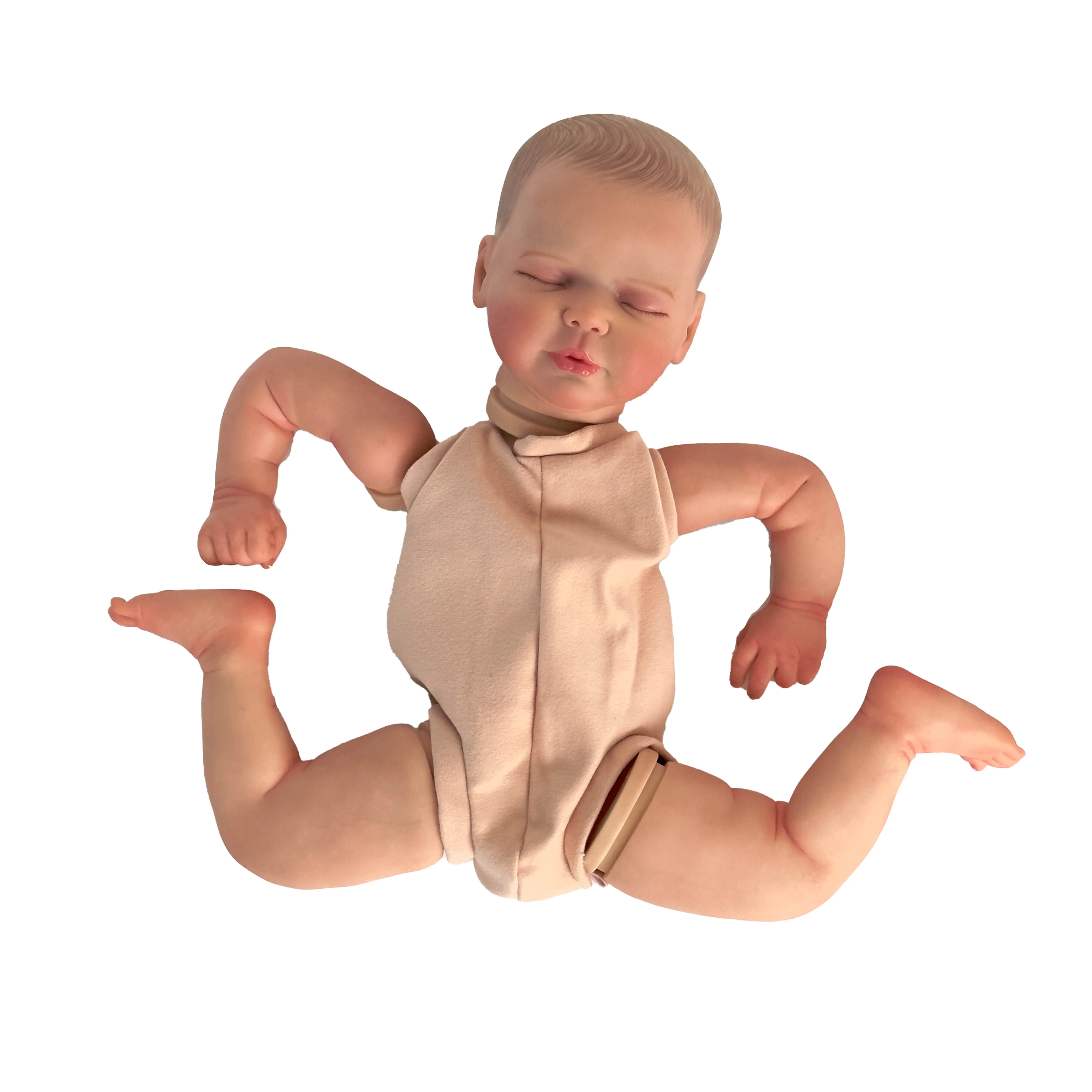 NPK 20inch Finished Doll Size Already Painted Kits  Valentina Very Lifelike Baby Doll with Many Details Veins 4