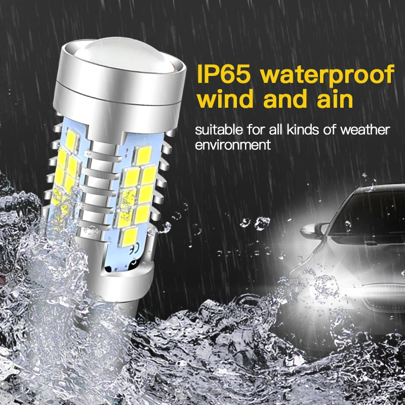 6000K  ȭƮ CAN  LED ְ  DRL , 2015   ϰ̵ 12V 1157 LED P21/5W BAY15d  LED, 2 