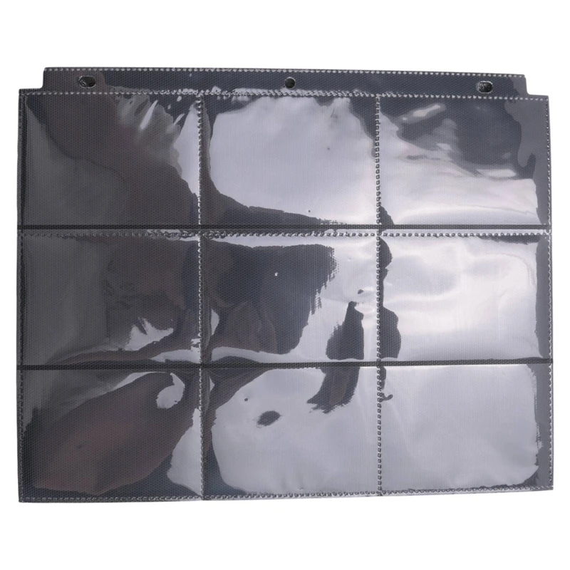 ABRT-900 Pockets Trading Card Sleeves Binder, Baseball Card Binder Sleeves Fit For 3 Ring Binder Holder Protector