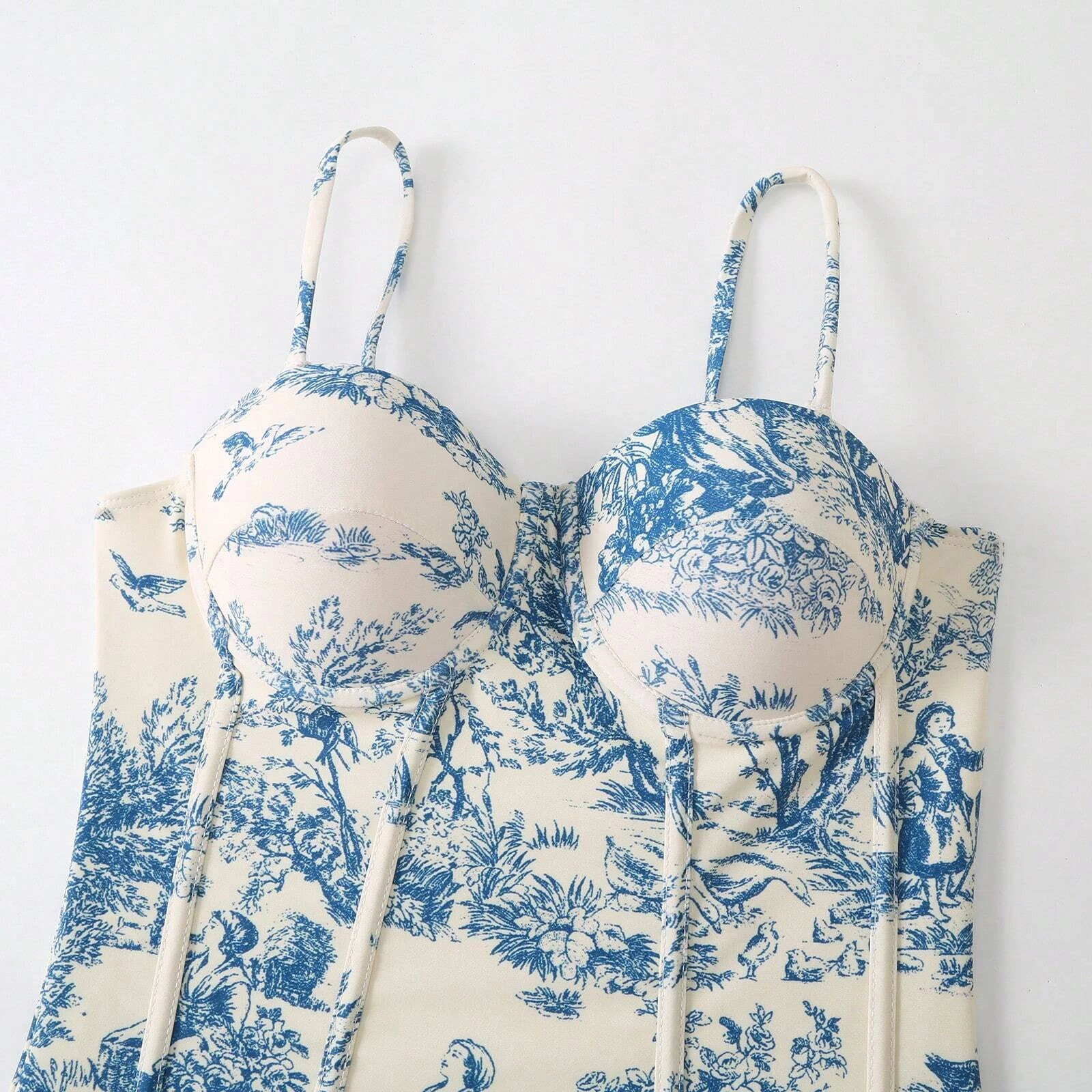 Women's Push-Up One Piece with Beach Dress