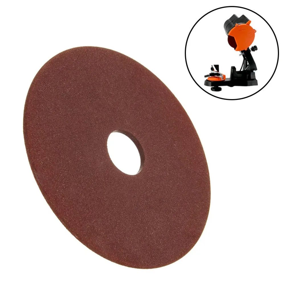 1Pc Brown Grinding Disc Electric Chainsaw Sharpener Polishing Diamond Grinding Wheel 108*3.2*22mm For 404 Chain Power Tools