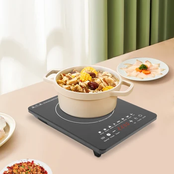 750W Electric Induction Cooktop with 8 Presets & Adjustable Temperature 3