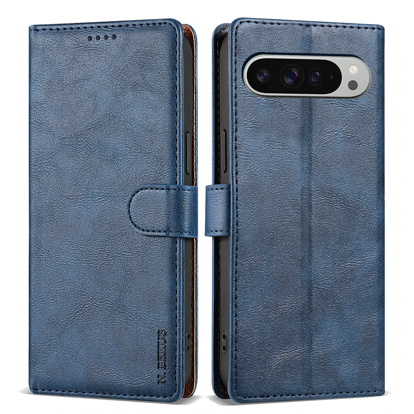 Premium Business Leather Phone Case with Book Flip Design and Card Slots Wallet Cover