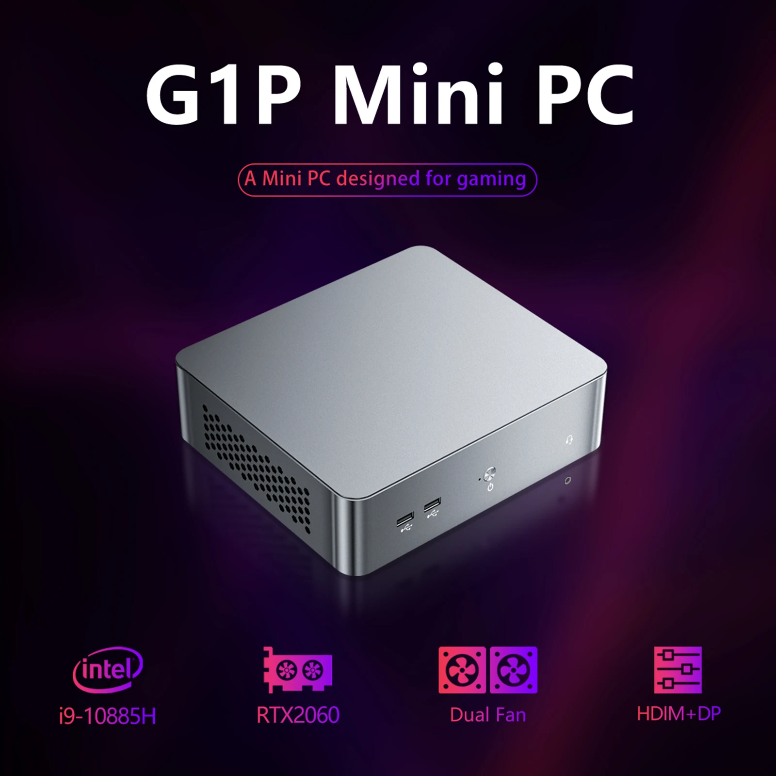 2023 New Intel i9 10885H Nvidia RTX 2060 6G i7 10870H Gaming Mini PC  Windows11 Pro DDR4 NVMe SSD Desktop Computer NUC 4K UHD DP