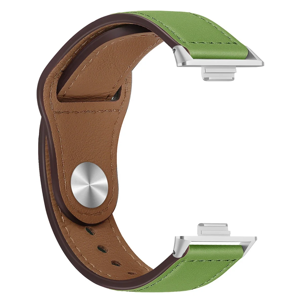 Premium Leather Band Wrist Strap for Smart Watches - Stylish Accessory Compatible with Multiple Models