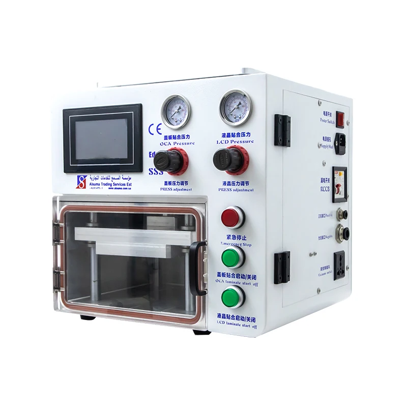 

Flat Edge Lcd Screen Repair Lamination Vacuum Machine For Iphone Samsung display Repair