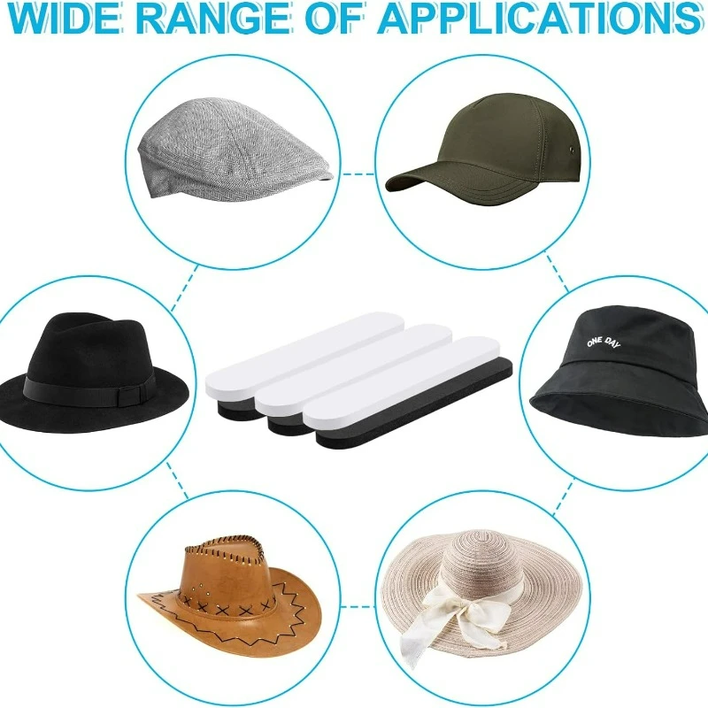 Hat Sweat Absorber Disposable Cap Sweat Stickers Collars Anti-dirt Sports Paster Rim Size Adjustment