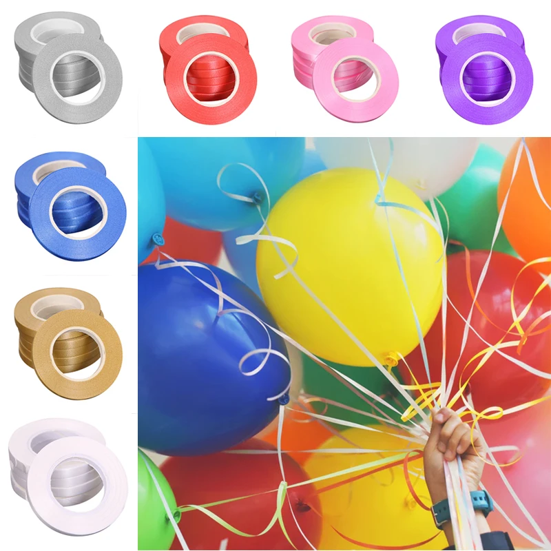 10pcs 5m Balloon Ribbon Wedding Celebration Birthday Party Decoration ...