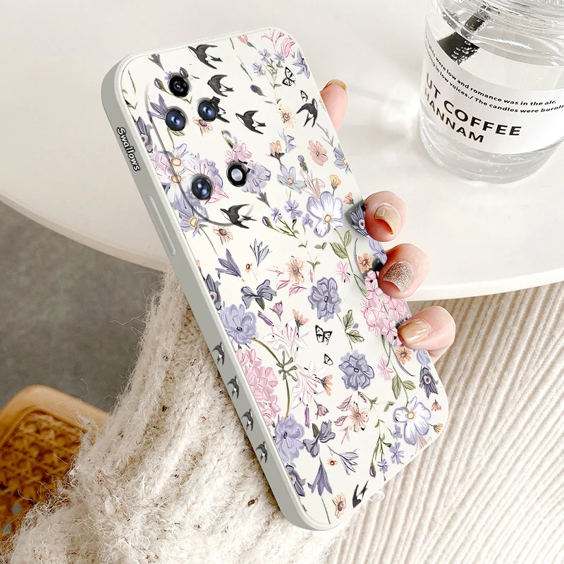 Wilted Flower Silicone Phone Case Cover