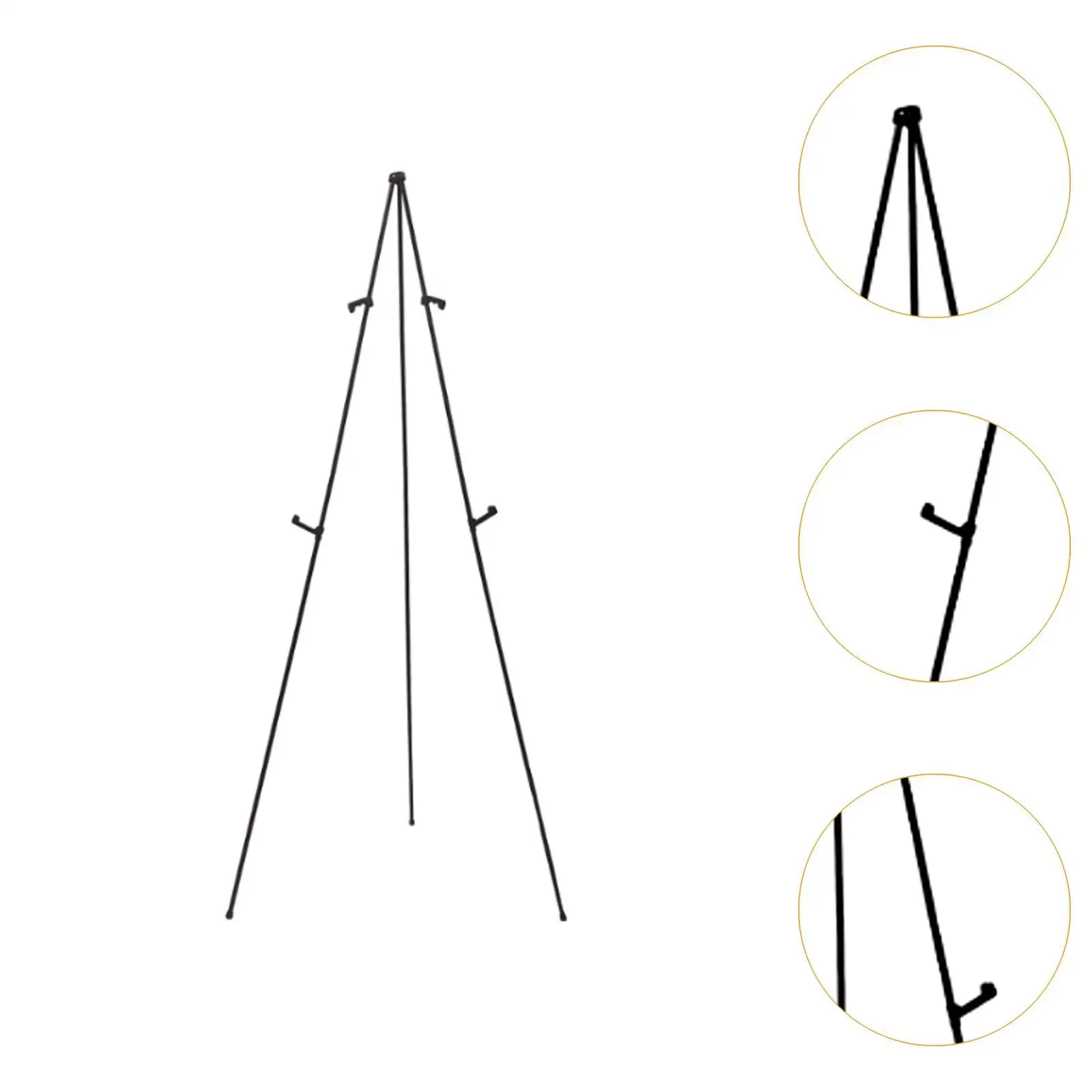 Telescoping Display Easel Picture Display Rack Folded with Carry Bag DIY Supplies Tripod Shelf Poster Holder Stand for Arts