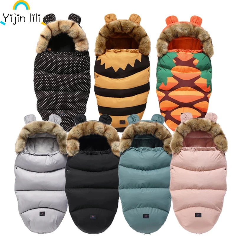 universal-baby-stroller-sleeping-bag-winter-warm-sleep-sack-windproof-for-infant-sleeping-basket-envelopes-footmuff