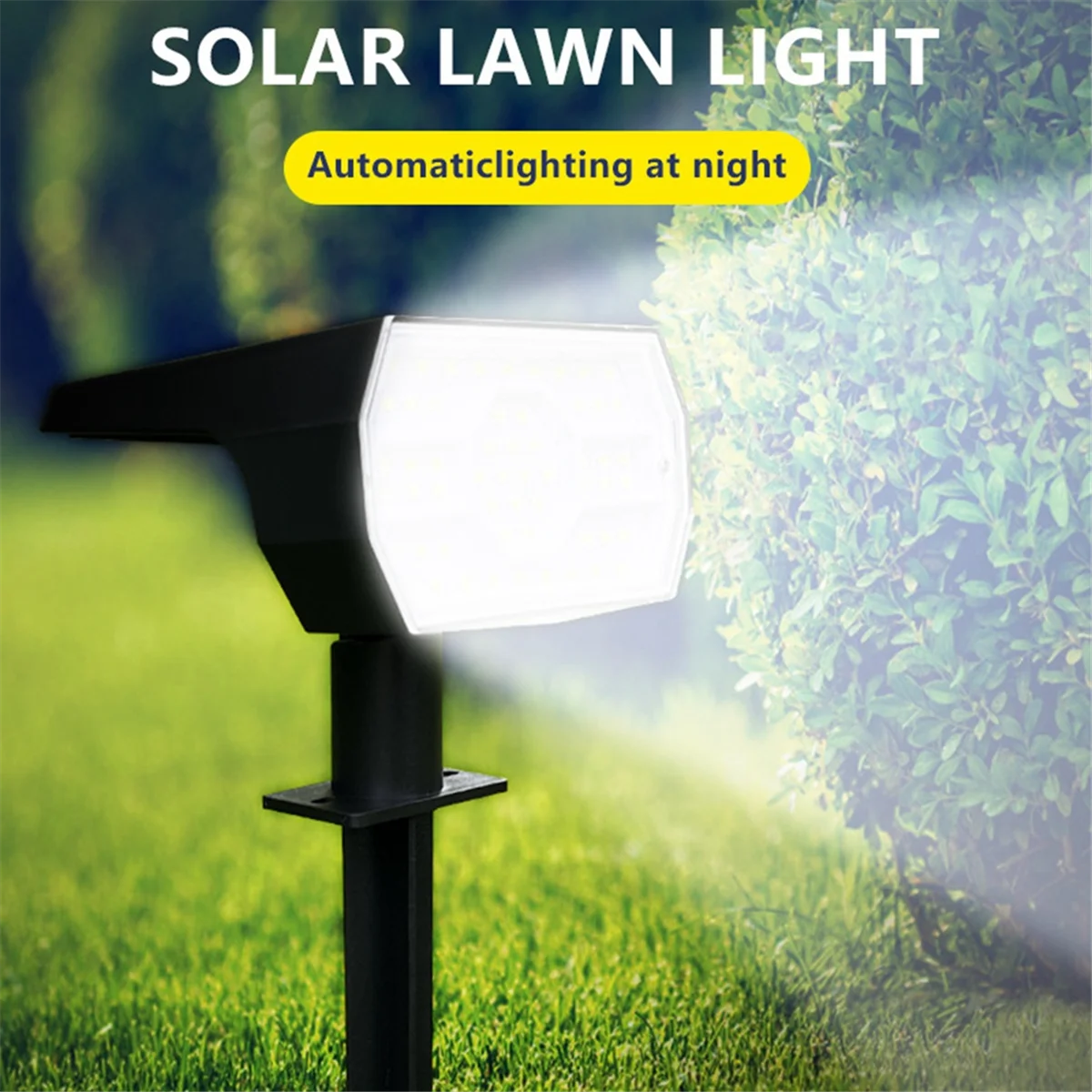 BAAU Solar Spot Light 56 LED Outdoor Solar Landscape Spotlights Waterproof 3 Modes Garden Light for Door Backyard Garage