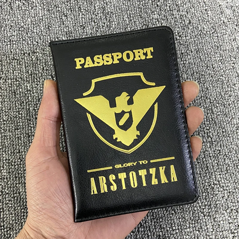 Porte-passeport en cuir PU, housses, Glory To Arstotzka