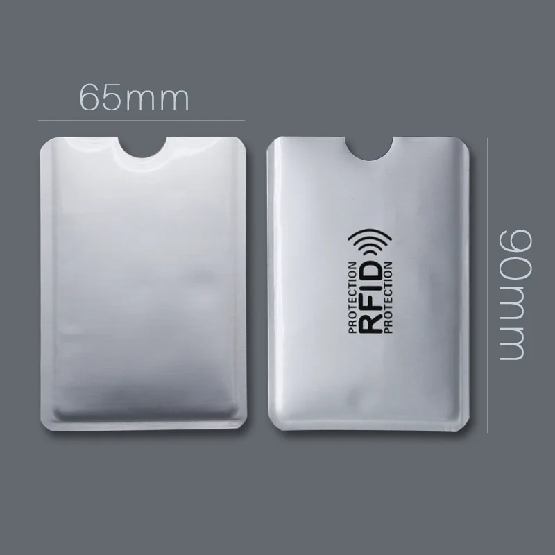 Anti Rfid Wallet Blocking Reader Lock Bank Card Holder 20PCS Id Bank Card Case Protection Metal Credit Holder Aluminium wallet card holder credit card wallet credit card holder card holder card wallet id card case id card holder wallet card bag