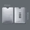 20PCS Anti Rfid Wallet Blocking Reader Lock Bank Card Holder Id Bank Card Case Protection Metal Credit Card Holder Aluminium 2