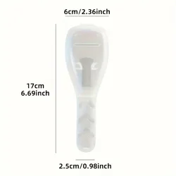 Men's Transparent Razor Case - Portable Travel Storage Box (1 Transparent)