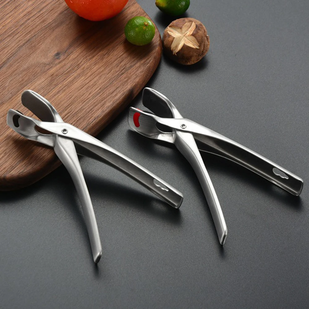 1PC Stainless Steel Anti-Ironing Bowl Clip Non-Slip Steamer Dish Clip Lifting Dish Utensils Household Kitchen Plate