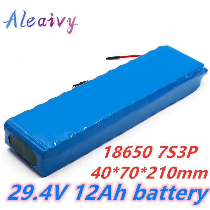 

24V 12Ah 7s3p 18650 battery lithium battery 29.4v 12000mAh Electric bicycle moped electric Lithium ion Battery pack