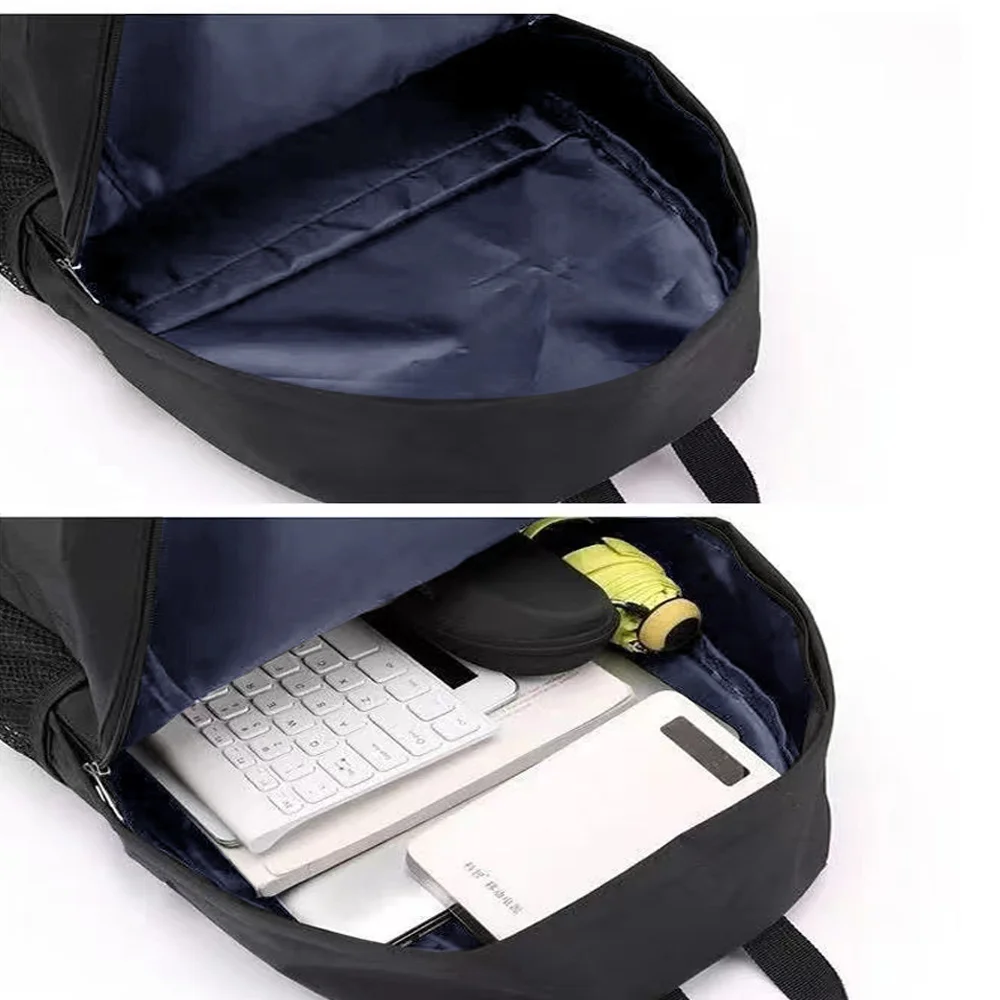 Women's Backpack White Pattern Female Multi-pocket Casual Woman Travel Bag High Quality Schoolbag for Teenage Girl Book Knapsack