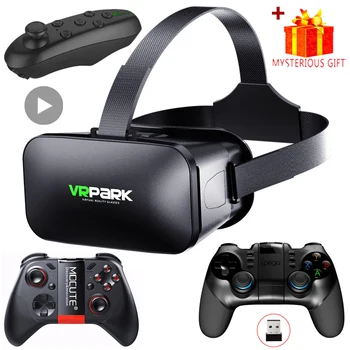 Occhiali VR Cuffie per realtà virtuale 3D Casco per lenti del telefono Occhiali Dispositivi Viar Smartphones Visualizzatore di giochi cellulari Set mobile