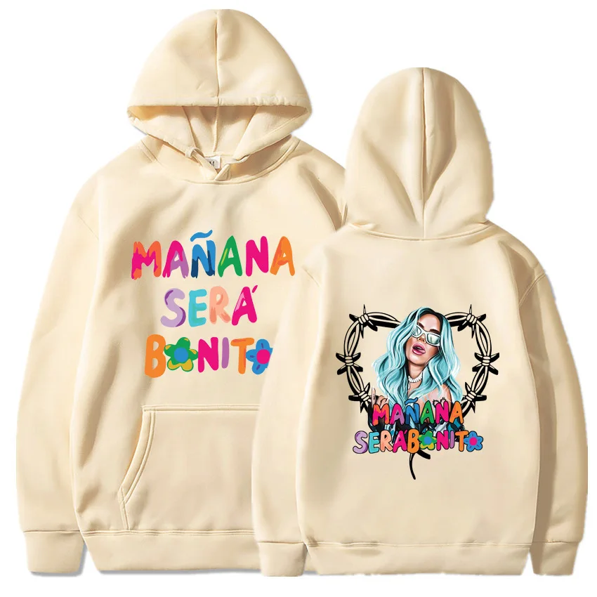 

Manana Sera Bonito Men's Hoodie Men's and Women's Fashion Simple Long Sleeve Sweatshirt Autumn and Winter Street Fashion Hoodie