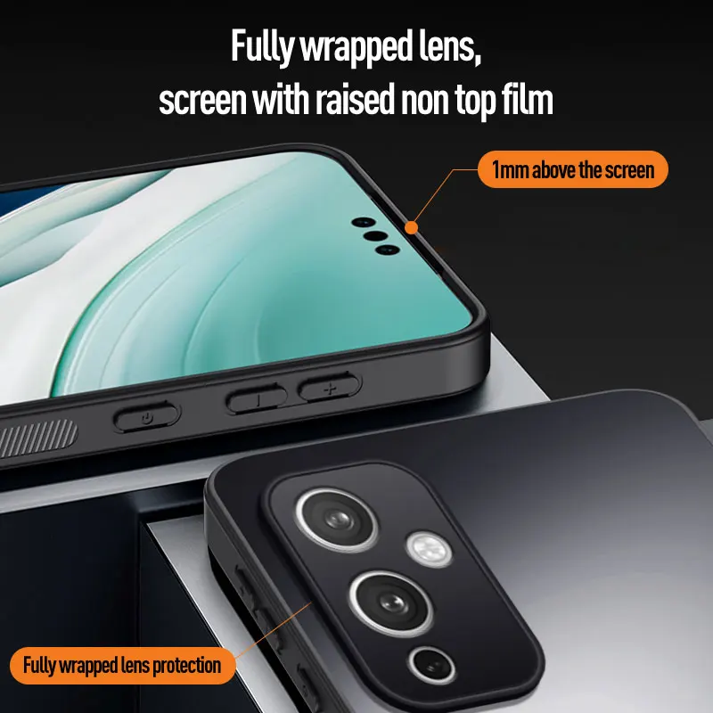 Frosted Matte Dazzling Silicone Protection Phone Case