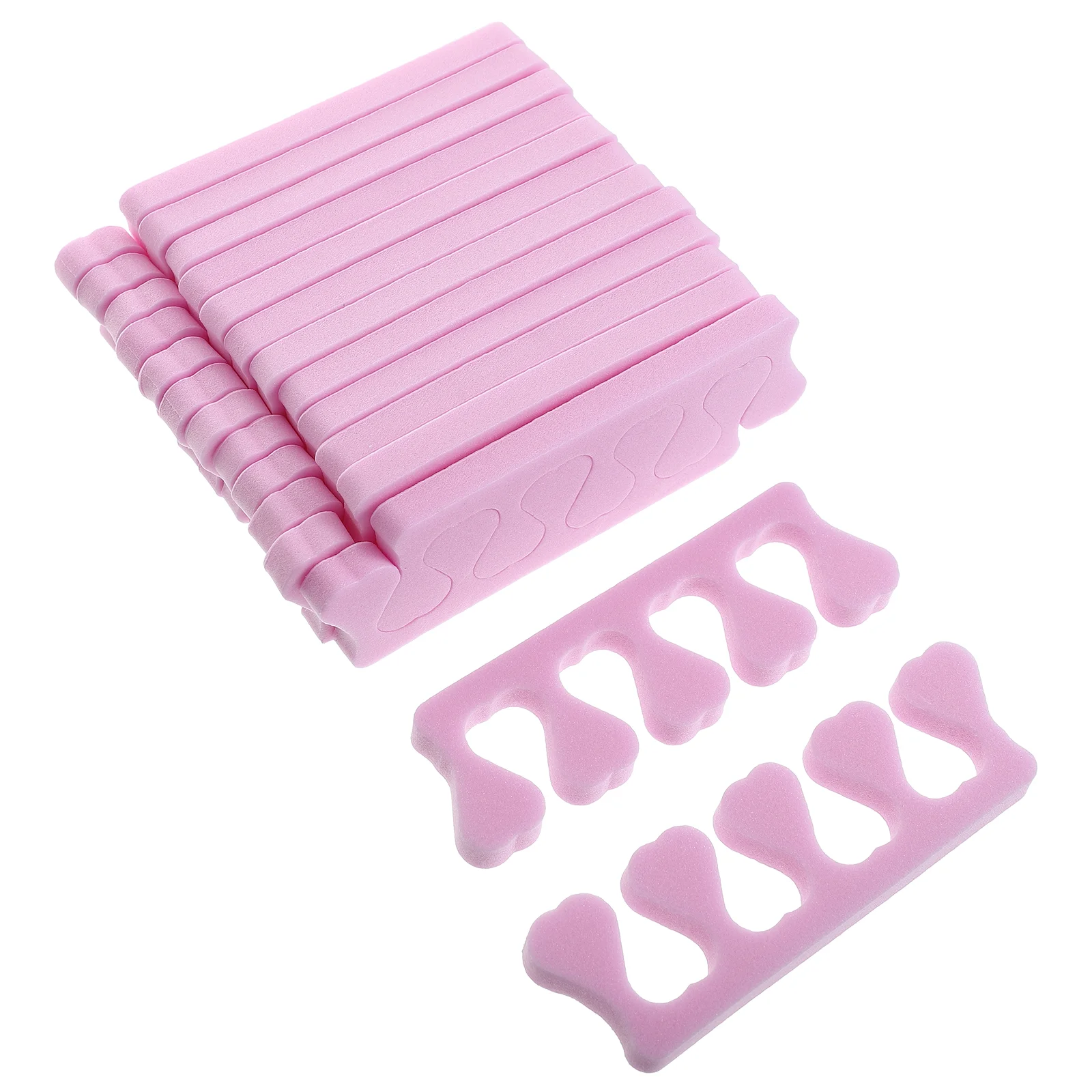 100 Pairs Disposable Sponge Toe Separator Cover Foot Adjuster Nail Tools for Protector Spacers Women's