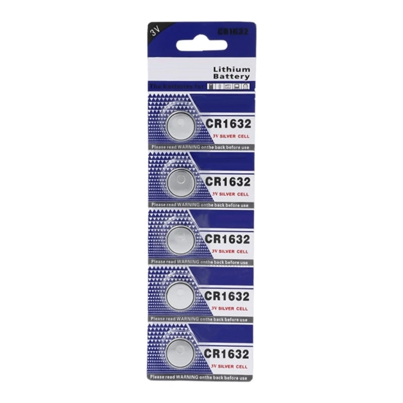 

2024 New Reliable Metal CR1632 Coin Battery Button Batteries for Watches and Calculators Coin Cell Battery Reliable Power Supply