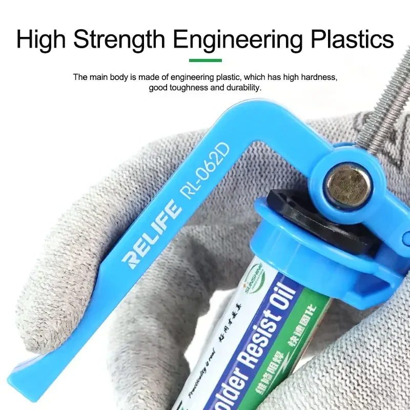 Rosin Flux Barrel Extruder 5CC~10CC Manual Labor-Saving Glue Gun Syringe Welding Oil Glue PCB SMD Repair