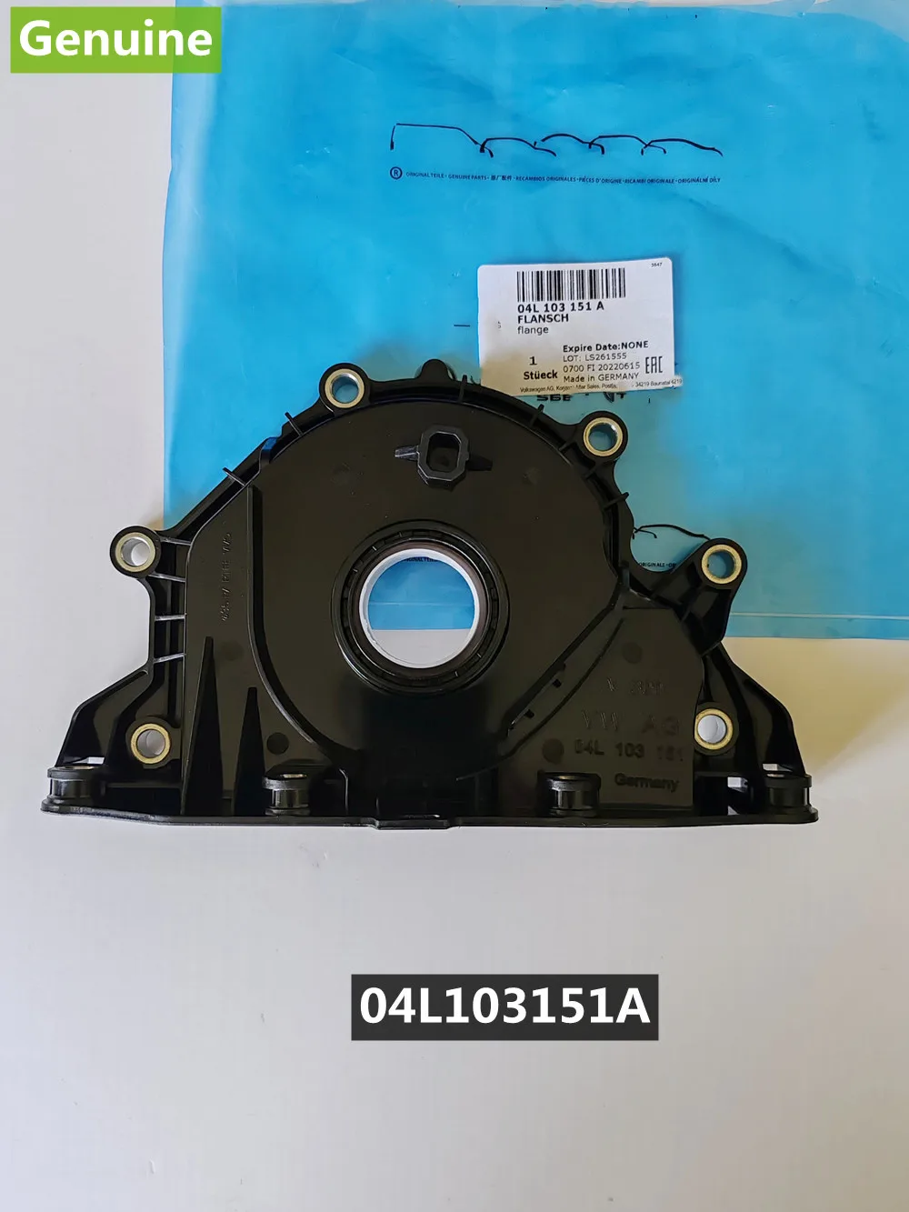 Crankshaft sealing ring with flange For Audi seat SKODA VW 1.6 tdi 2.0 Tdi 04L103151 04L103151A 4L103151 4L103151A