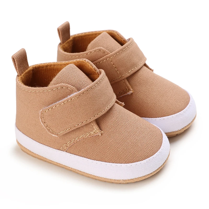 Description Picture 4 of itemNewborn Baby Shoes Boy Infant Toddler Casual Comfor Cotton Sole Anti-slip PU Leather First Walkers Crawl Crib Moccasins Shoes