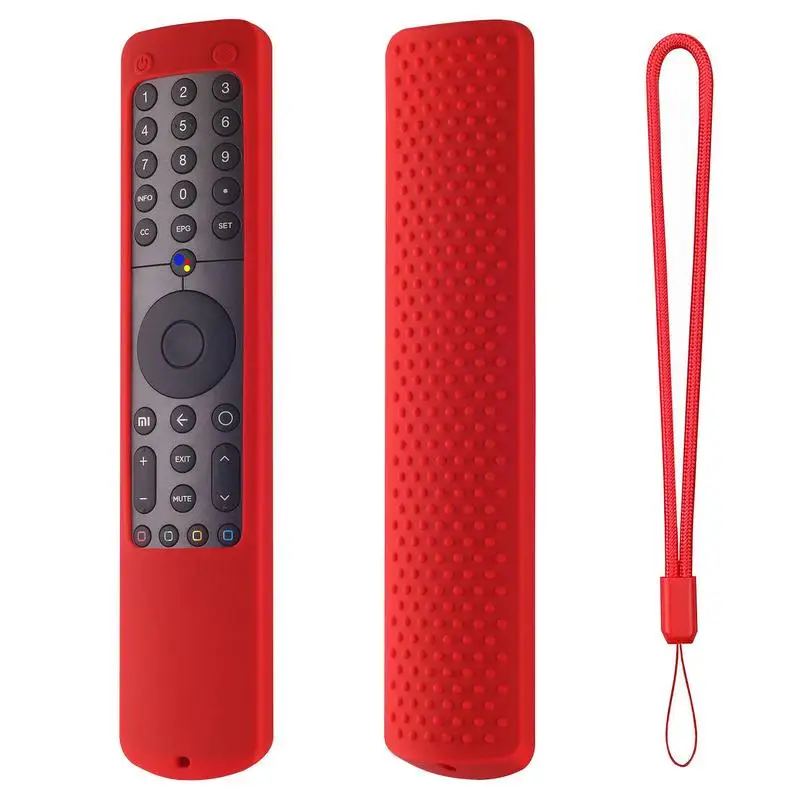

Remote Protective Covers For Xiaomi TV P1E/A2/Max 86in/P1/Q1 Remote Control Soft Silicone Remote Control Cases With Lanyard