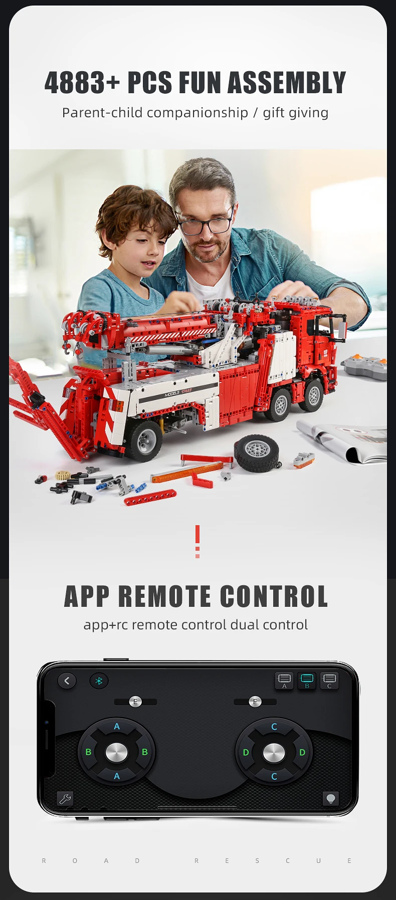 Jouet Camion secours routier Telecommande