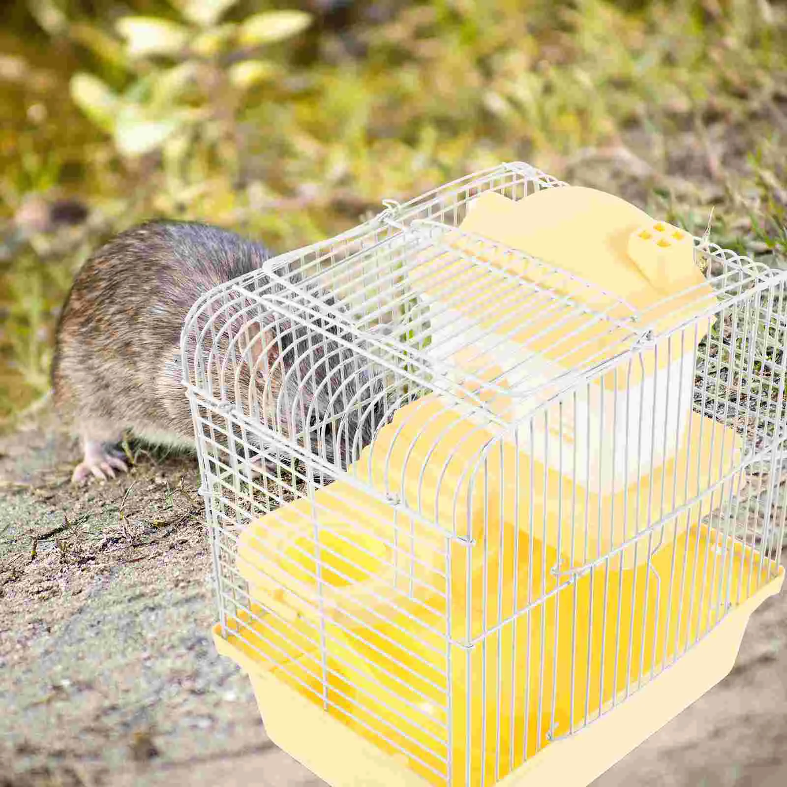 

Hamster Castle Cage Small Hampster Large Rat House Cages for Dwarf Hamsters Hampter