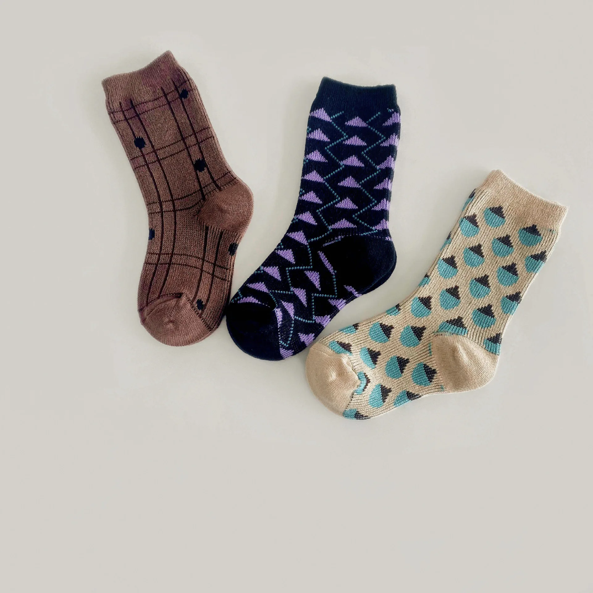 Kids Socks Little Boys Girls Calf Sock Kids Autumn Winter Cotton Cartoon Socks Children's Crew Sock