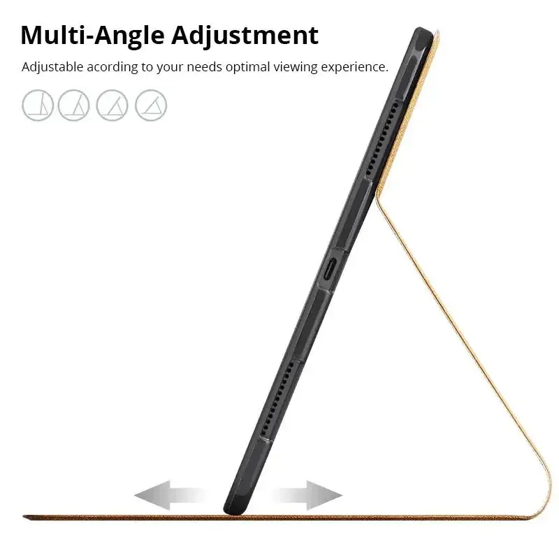 Slim Retro Folding Flip Stand PU Leather Smart Cover