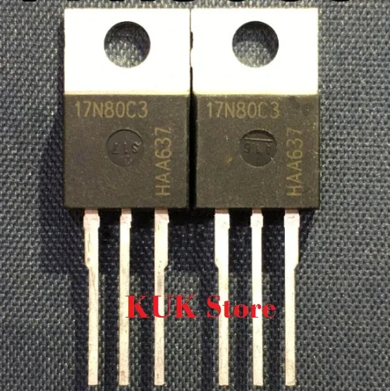 

Оригинальный 100% новый 17N80C3 SPP17N80C3 TO-220 10 шт. ~ 50 шт.