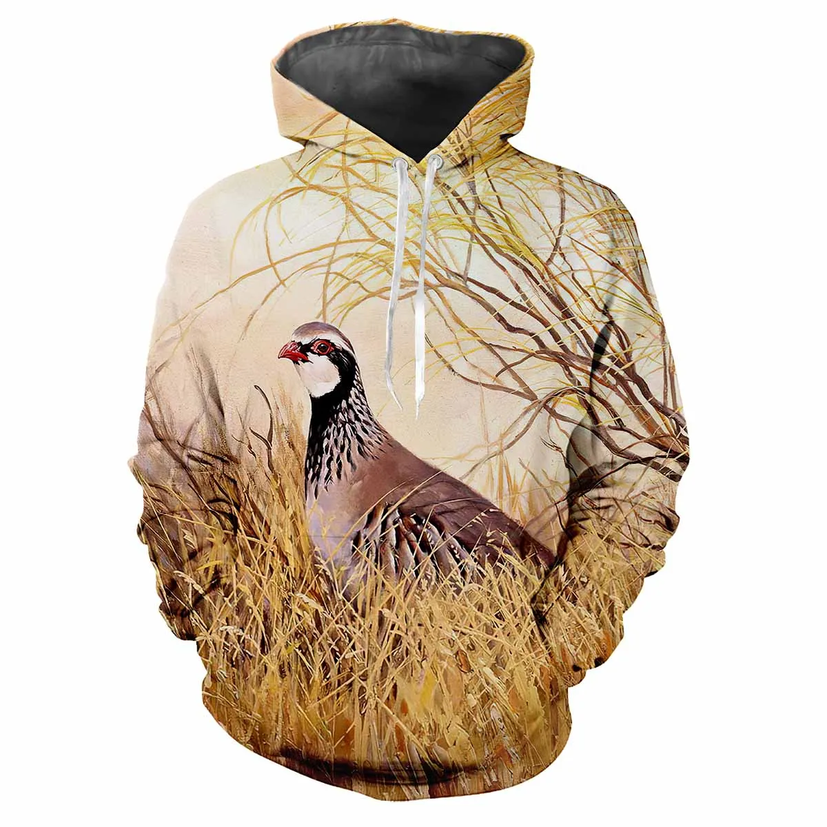 thumbnail image 1 of Sudadera con capucha para hombre, de camuflaje, para caza, animales, para exteriores, de primavera y otoño, estilo callejero, holgada, cómoda e informal, 1 of 5