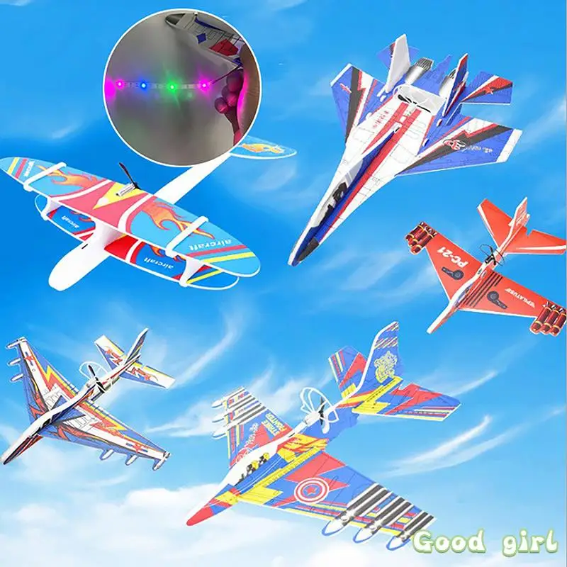 Enhance Your Play: LED Electric Foam Throwing Glider