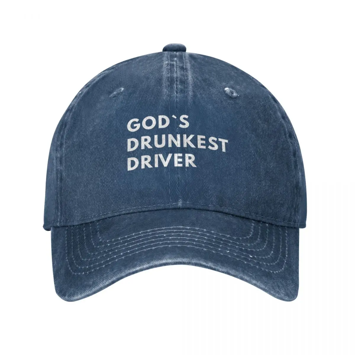 

God`s Drunkest Driver Baseball Cap Golf Cap Luxury Brand Hat For Man Women'S