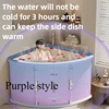 Bathtub Household One-click Folding Installation-free Bath Bucket Adult Bath Bucket Portable Children's Triangular Bath Bucket 4