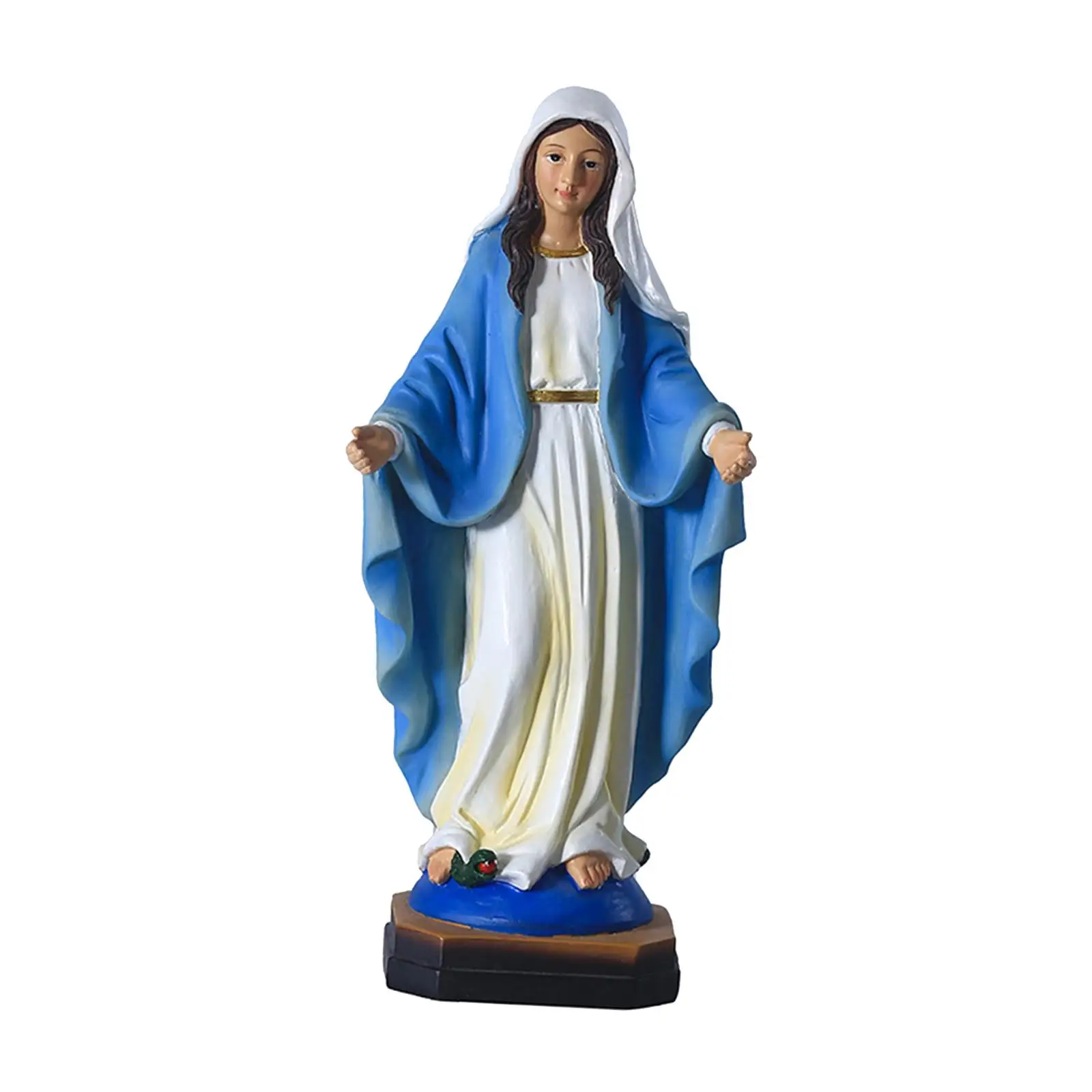 Resin Virgin Mary Statue Abstract for Living Room Decoration Craft