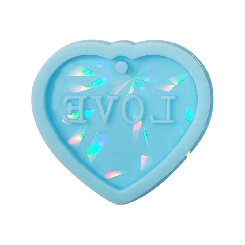 

Colorful Resin Mold Keychain Silicone Mold DIY Pendant Resin Mold K3ND