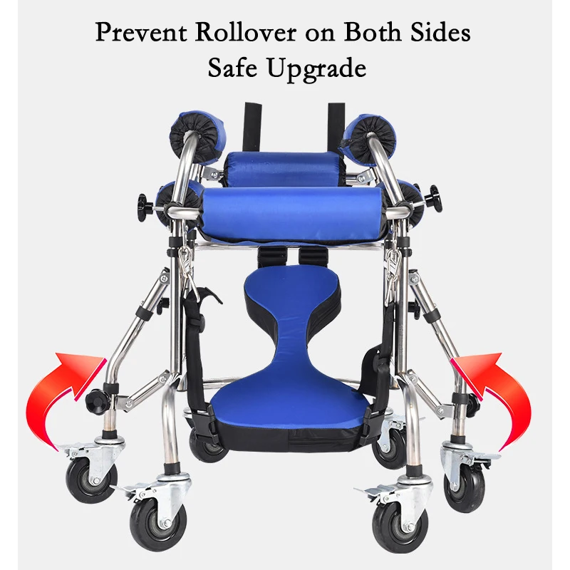 Top Sale Standing Frame Anti-rollover Walking Aid lower limb training walker for Disabled Children