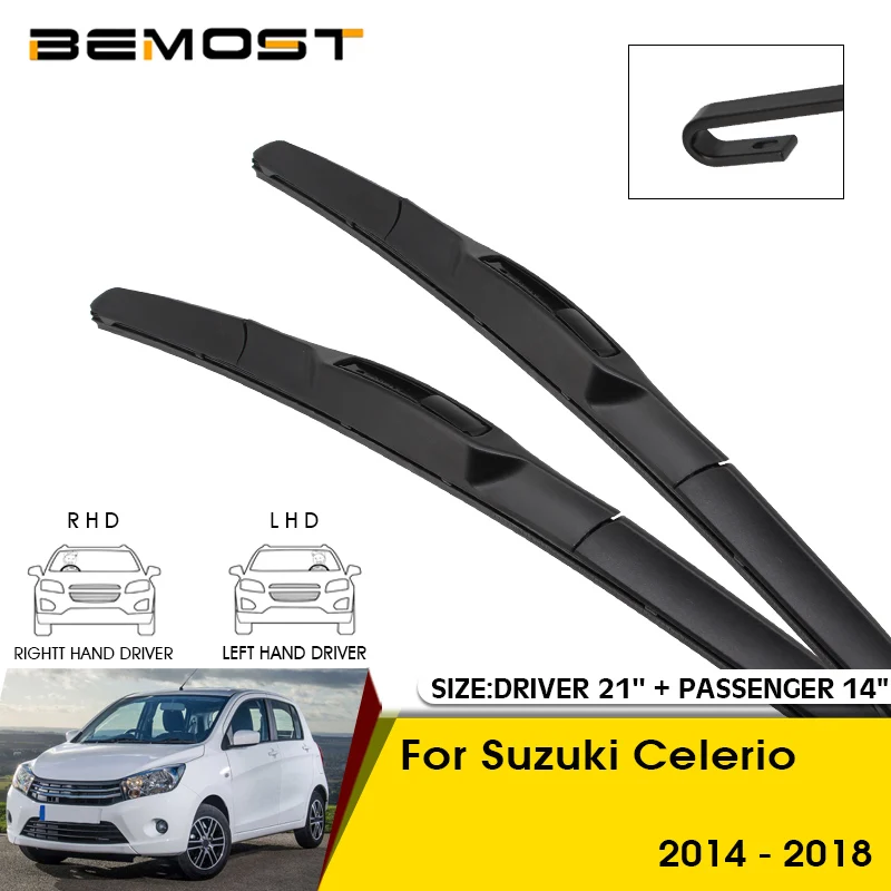 

Щетки стеклоочистителя для Suzuki Celerio 2014-2018, 21 + 14 дюймов