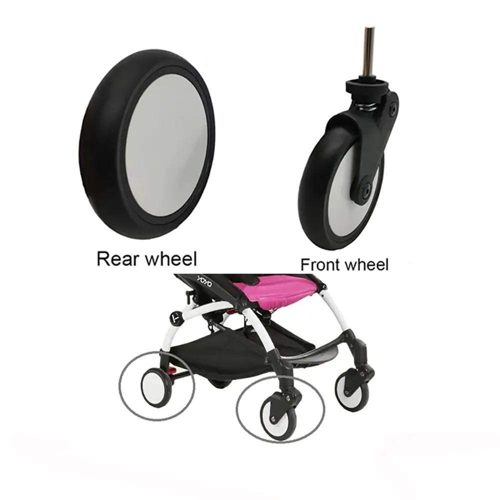 Rubber Front and Rear Wheel Babyzenes Yoyo Yoya YuYu Infant Carriage Baby Pram Stroller Accessories