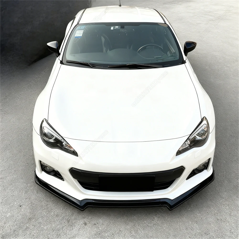 스바루 BRZ 2013 2014 2015 2016 자동차 프론트 범퍼 립 스포일러 스플리터 디퓨저 ABS 글로스 블랙 바디킷 튜닝 3종 세트