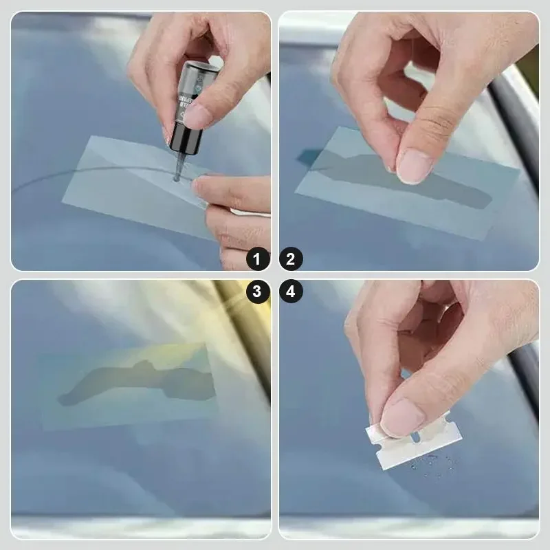 Windshield Crack Repair Fluid Car Window Repair Resin Scratch Crack Restore Fluid Glass Curing Glue Car Accessories